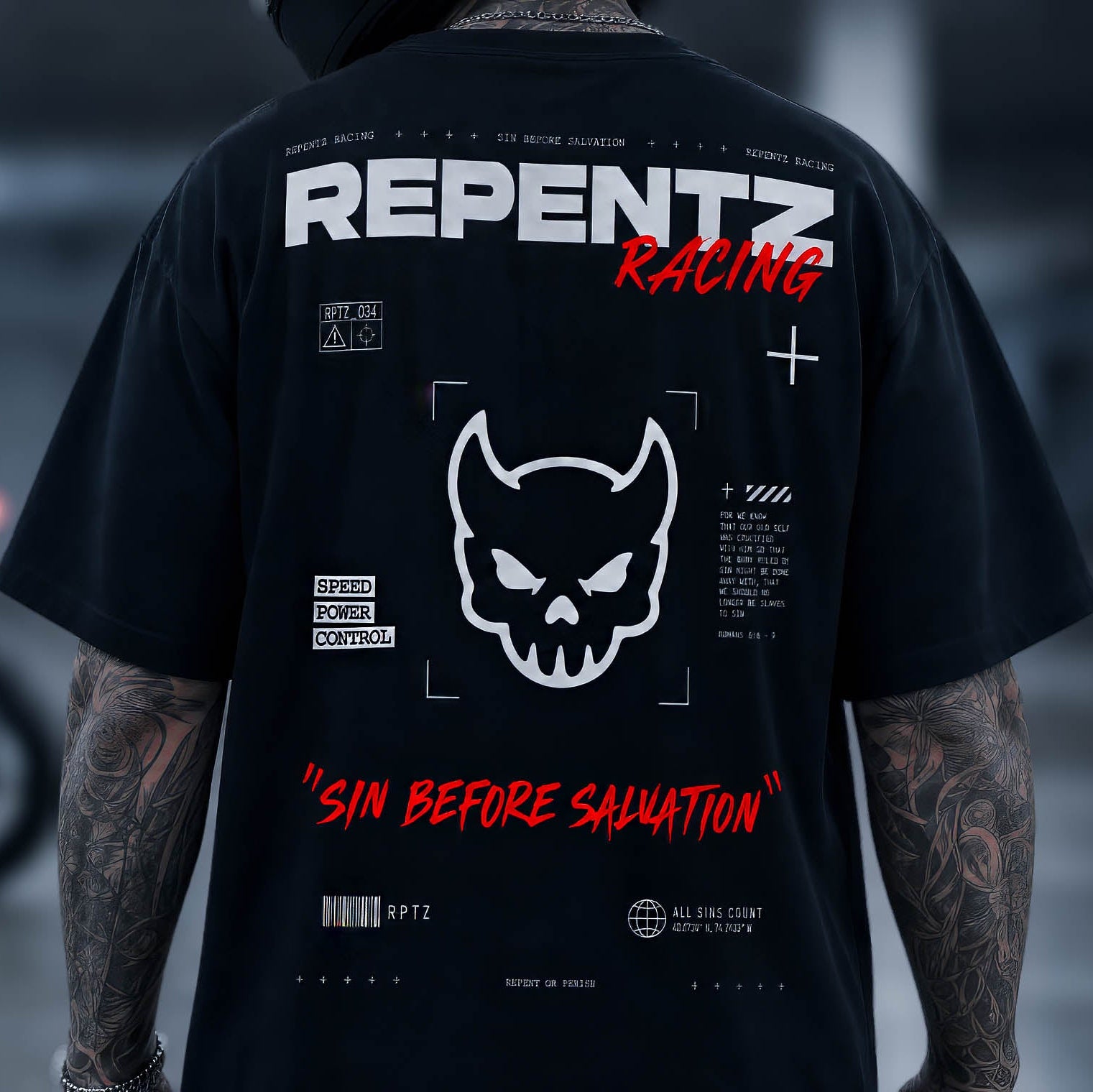 Repentz Racing Tee (BLACK)