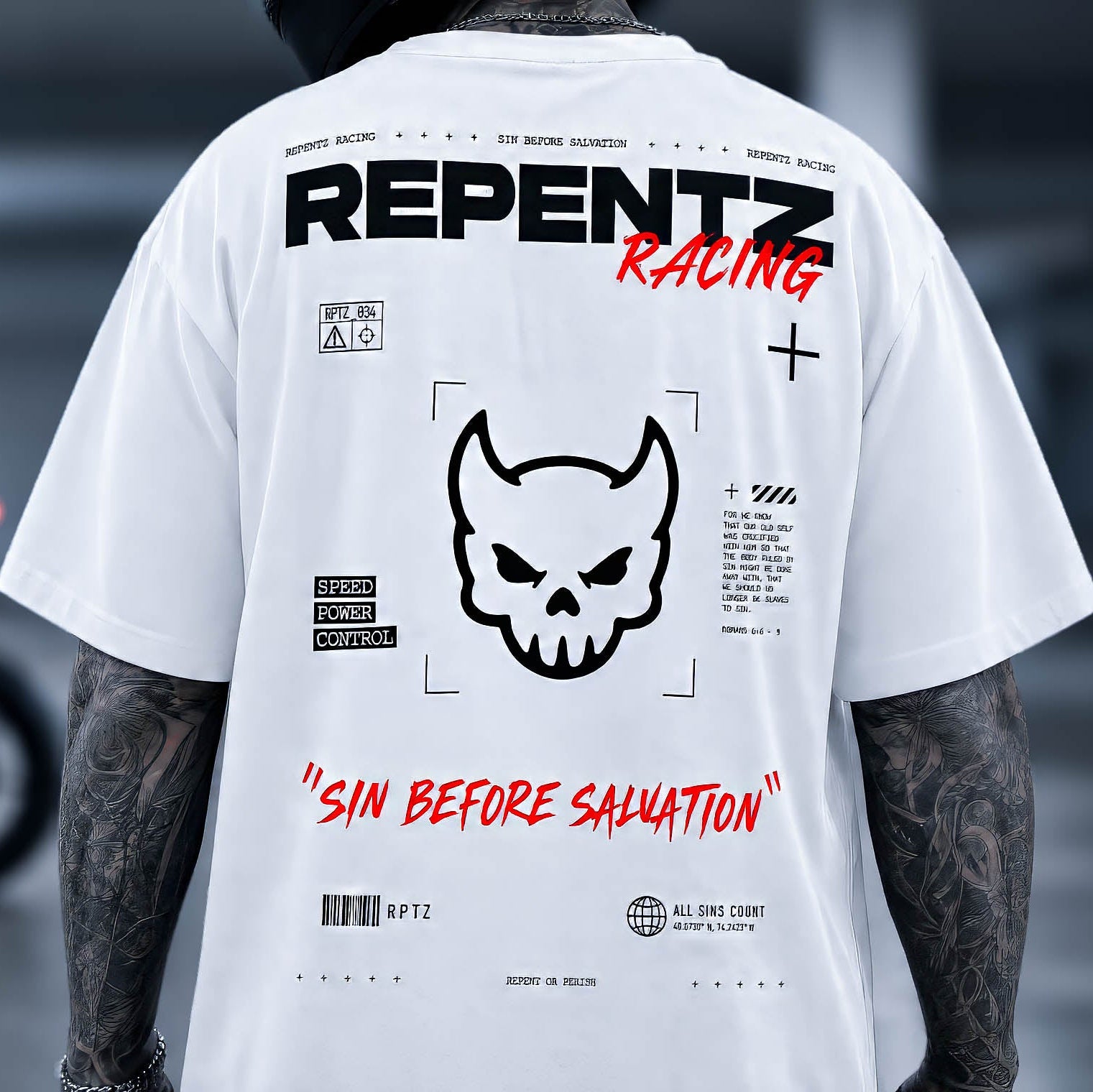 Repentz Racing Tee (WHITE)